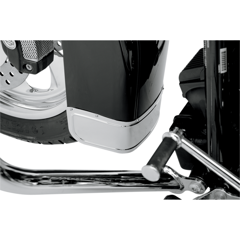 80-13 FLT/FLHT CHR FRT FENDER SKIRT