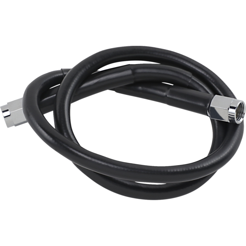 BLACK S/S BRAKE LINE 24"