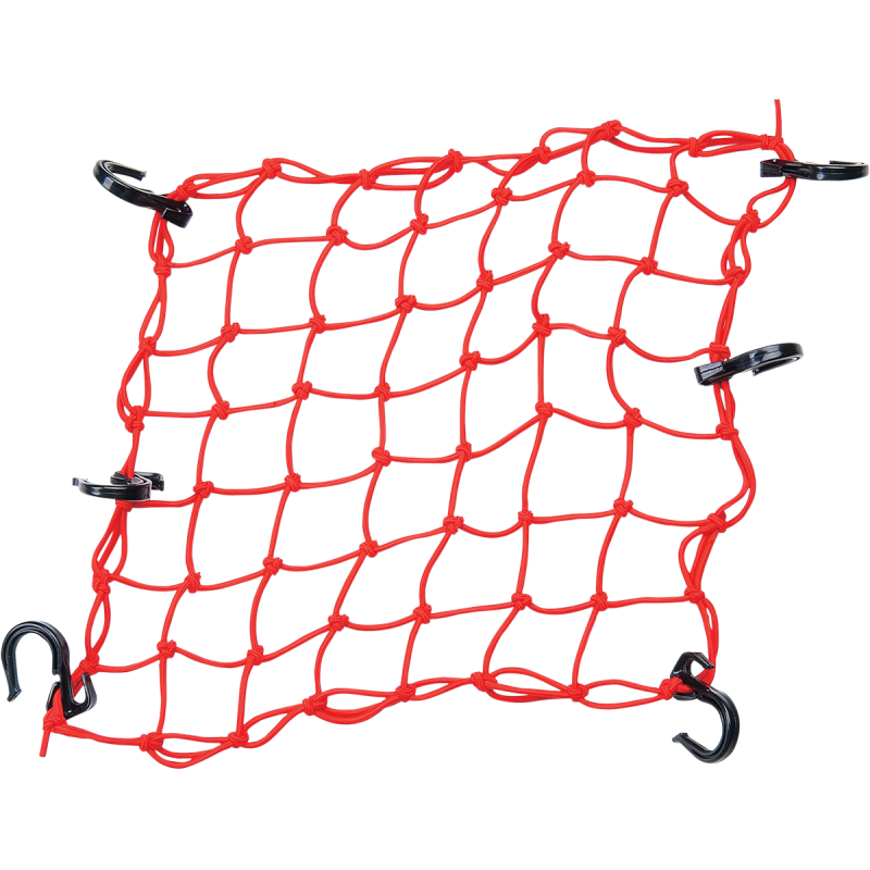 ADJSUTABLE CARGO NET RED (EA)