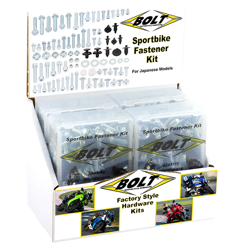 Sportbike Track Pack 6-kit Point of Purchase Display (6Pk)