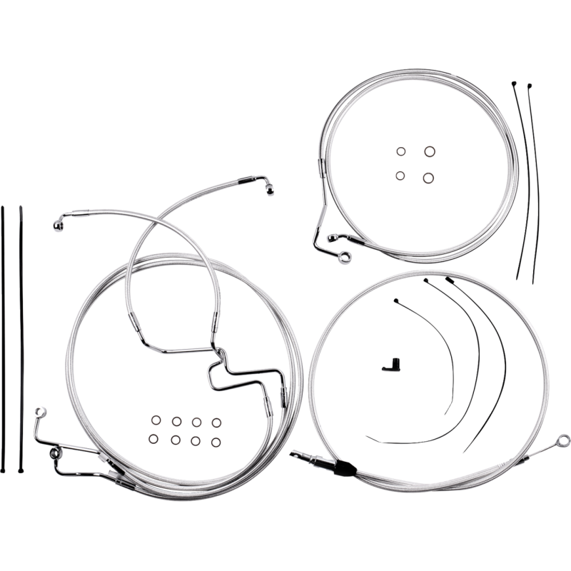 Sterling Chromite II Handlebar Install Kit - 10" -21-23 FLTR