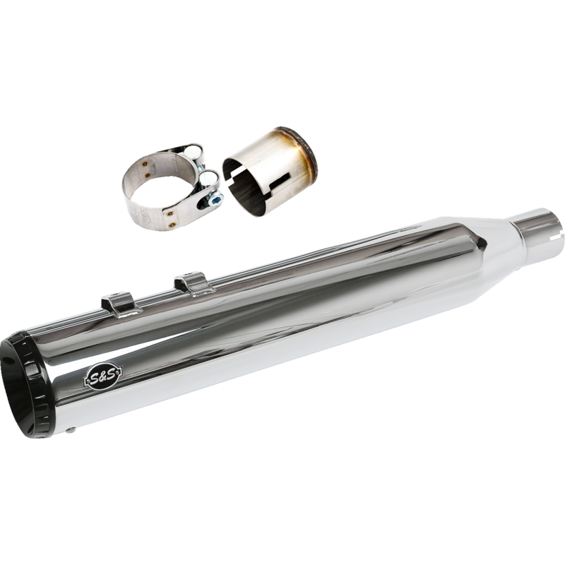 MUFFLER SWINDLER 2:1 CHROME 4.5" M8 TOURING