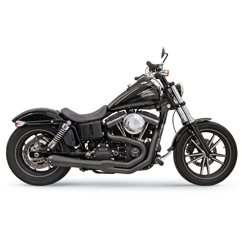 FXD EXHAUST 2:1 MEGA BLACK