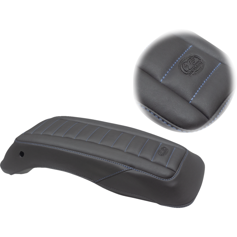 Saddlebag Covers Blk/Blue stitch FL Touring 14-25