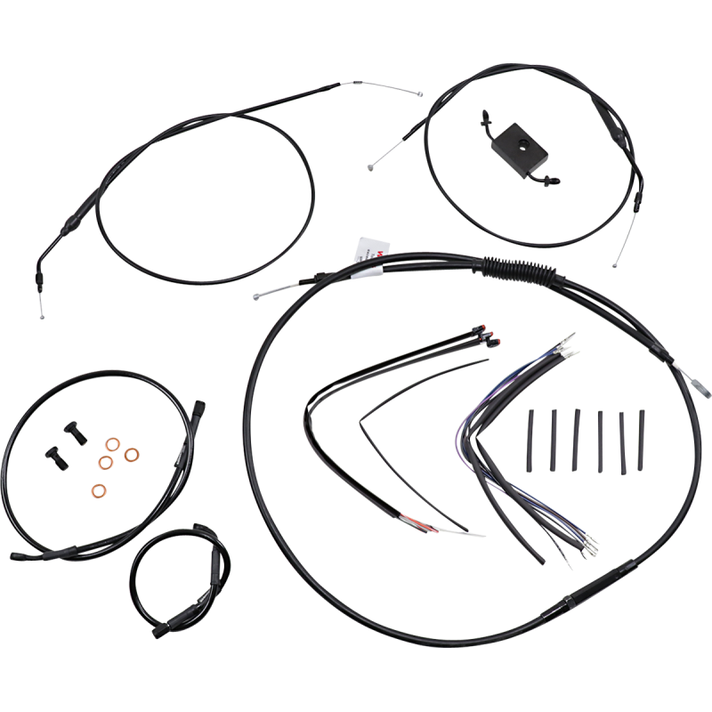 Handlebar Cable&Brake Line Kit -Extnd - Sportrs 16" ApeHangr