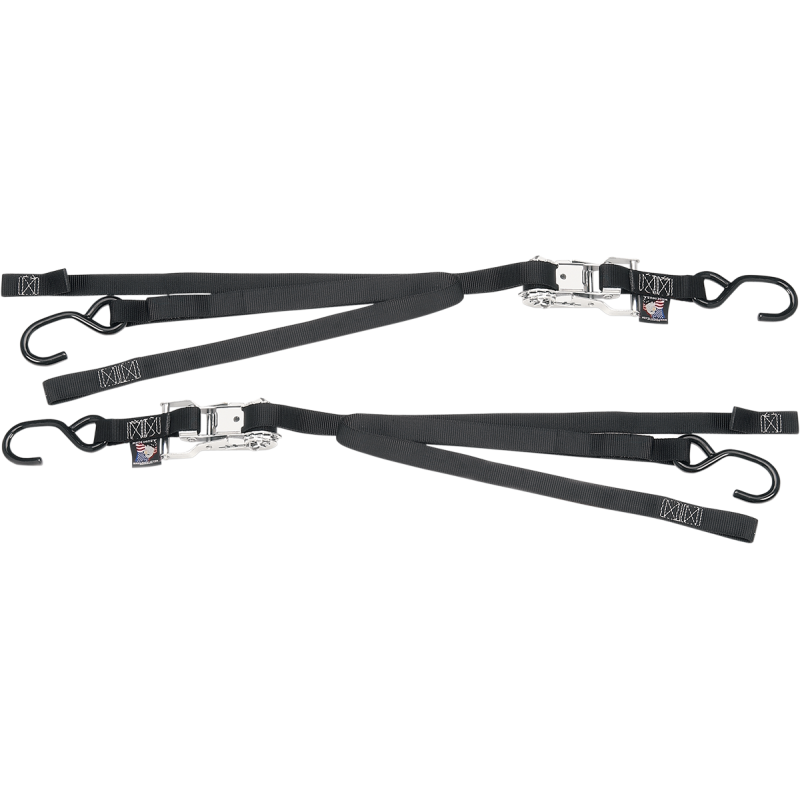 1" RATCHET TIW DOWNS W/ SOFT TYE PR