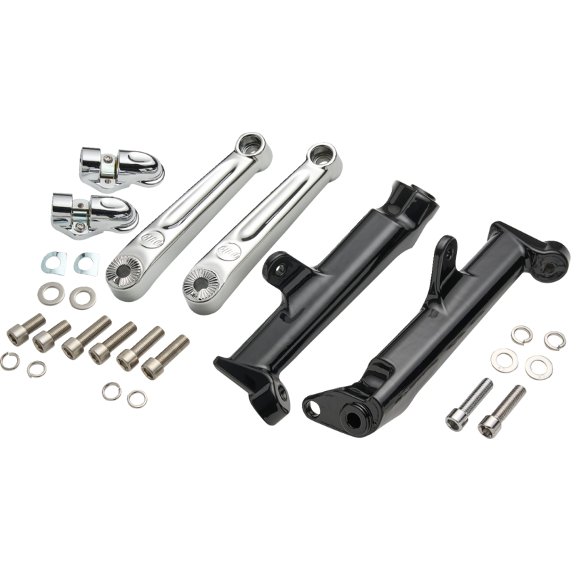 FRAME MOUNTED ADJUSTABLE HIGHWAY PEG MOUNT - EXTND CHR