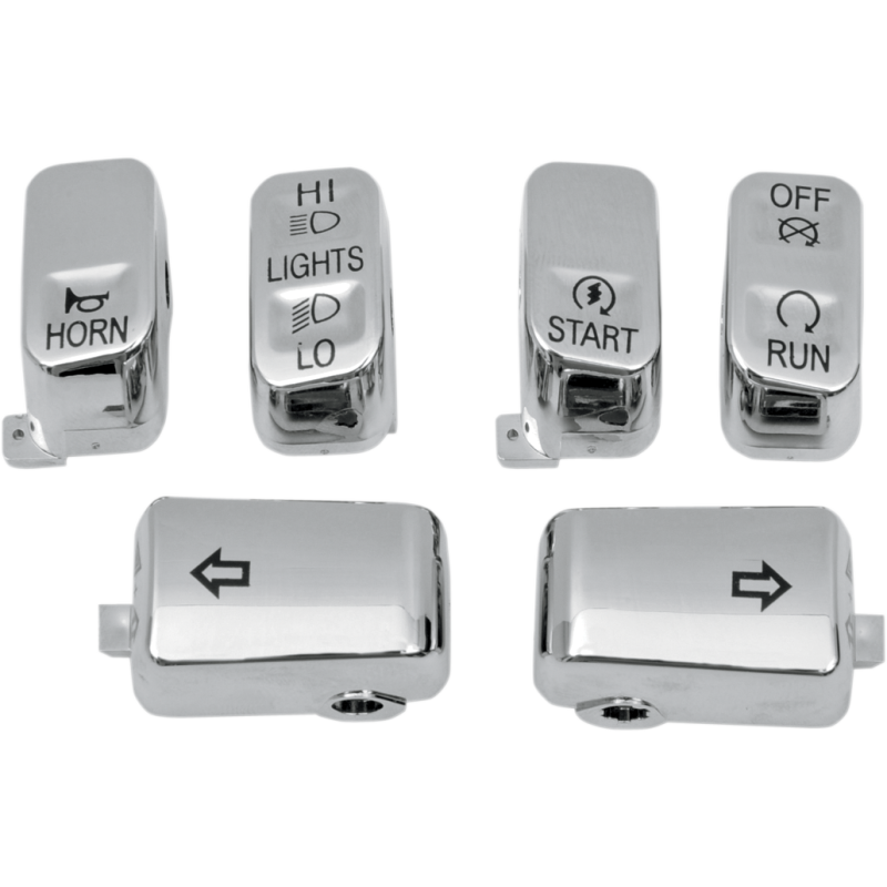 96-13 TOURING 6PCS H/BAR SWITCH CAP KIT