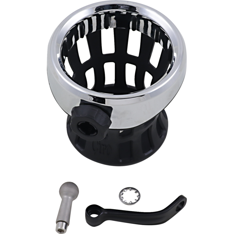 Drink Holder BLK W/ MIRROR MOUNT