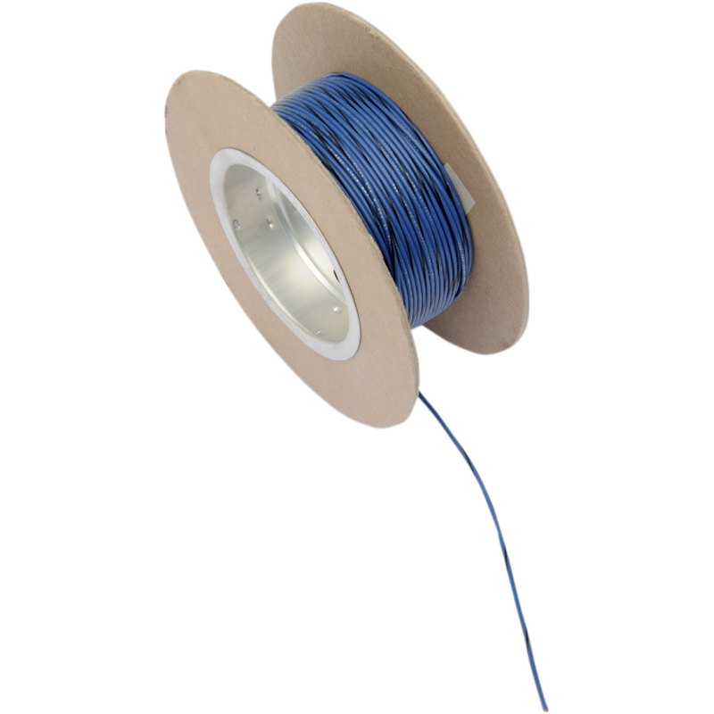 WIRE 18G 100' BLU/BLK