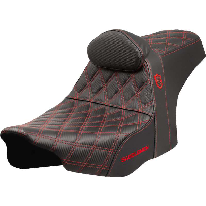 SEAT SDC PERFORMANCE GRIP W/ B/R RED STITCH