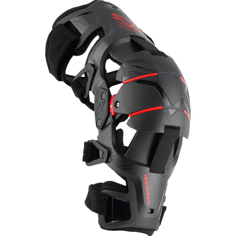 RK-1 PLASMA KNEE BRACES BLK/RD L/XL