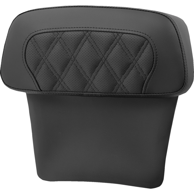 Roadsofa Backrest Perf BLK w/ Lat Stitch - FLT/FLH'14-'23