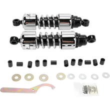 412 Cruiser Series Shocks - Chrome - 11.5" - Standard
