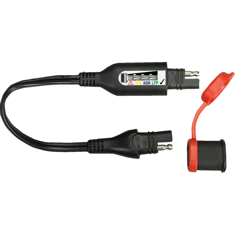 O-125V2 SAE CORD 4LED BAT TESTER