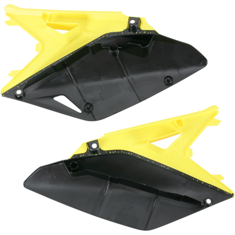 SIDE PANEL- RMZ250:10-10 BLACK/YELLOW