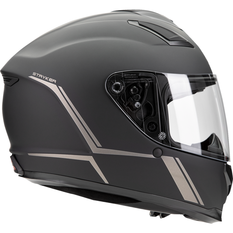 STRYKER SMART HELMET FULL-FACE MATT BLACK DOT
