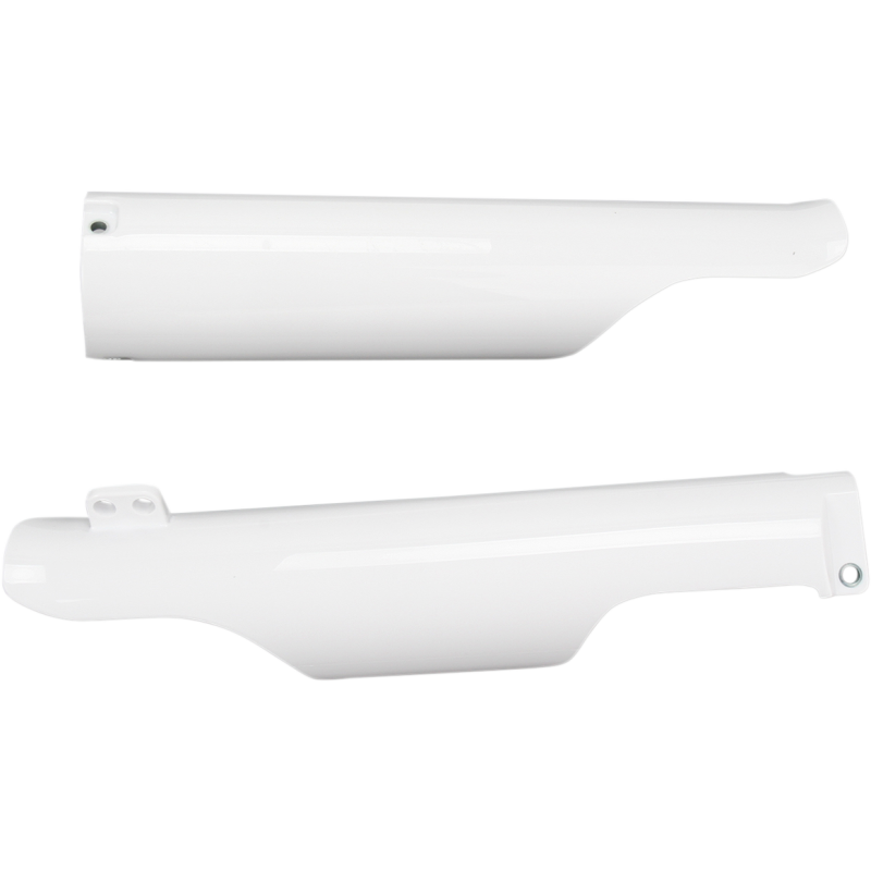 LOWER FORK COVER SET- YZ/YZF:05-07 WHITE