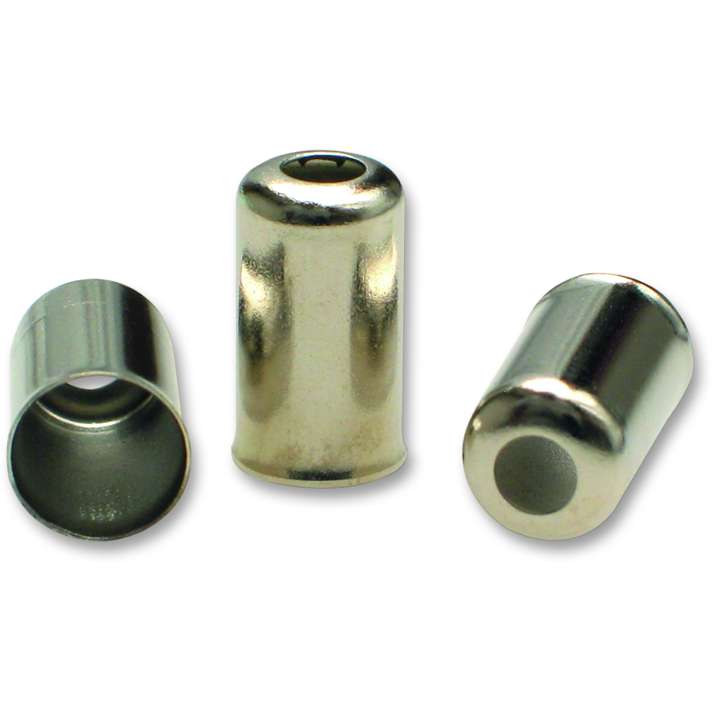 CABLE FITTING PK/10 6MM LONG CAP