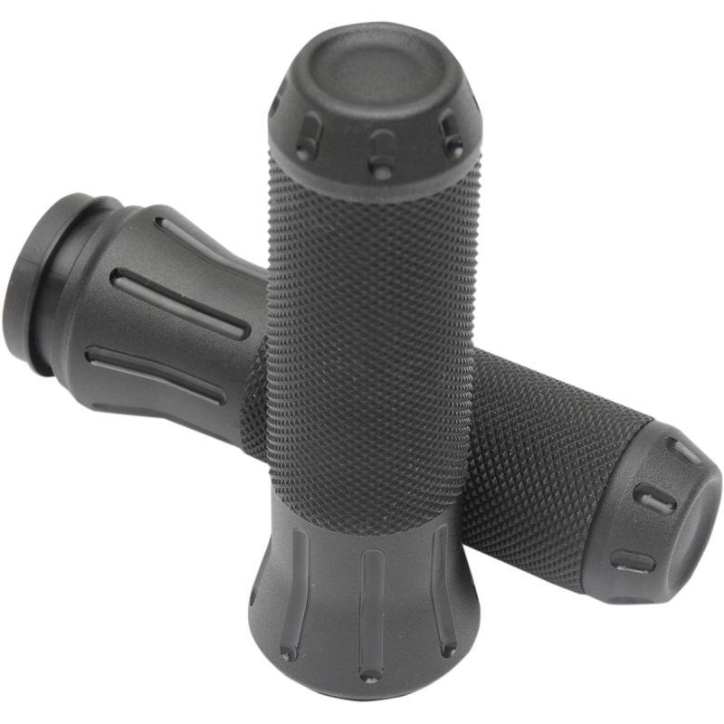 GRIPS CUSTOM 08-19 FLHT BLK STEALTH