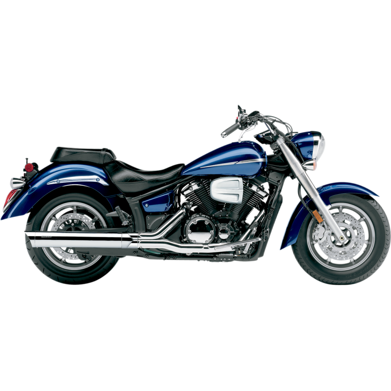 07-16 XVS1300 4" SO W/SCALLOP TIP CHROME