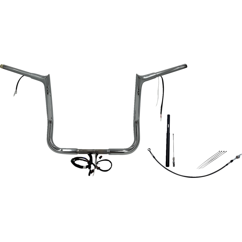 Handlebar Kit - Pointed Top - 14" - Chrome