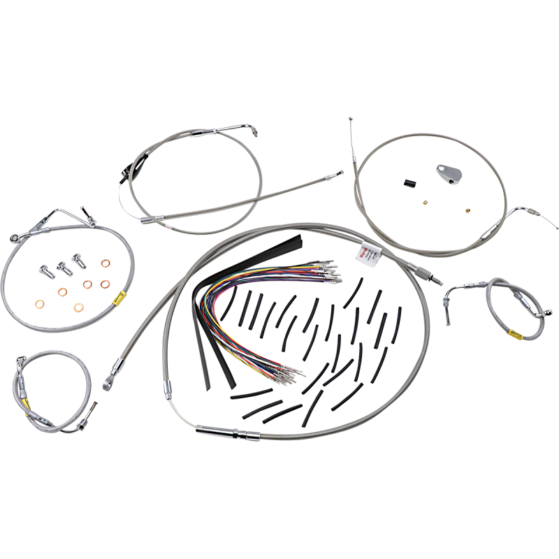 Control Kit - Early Touring Bikes - 13" Bagger Bar Handlebar