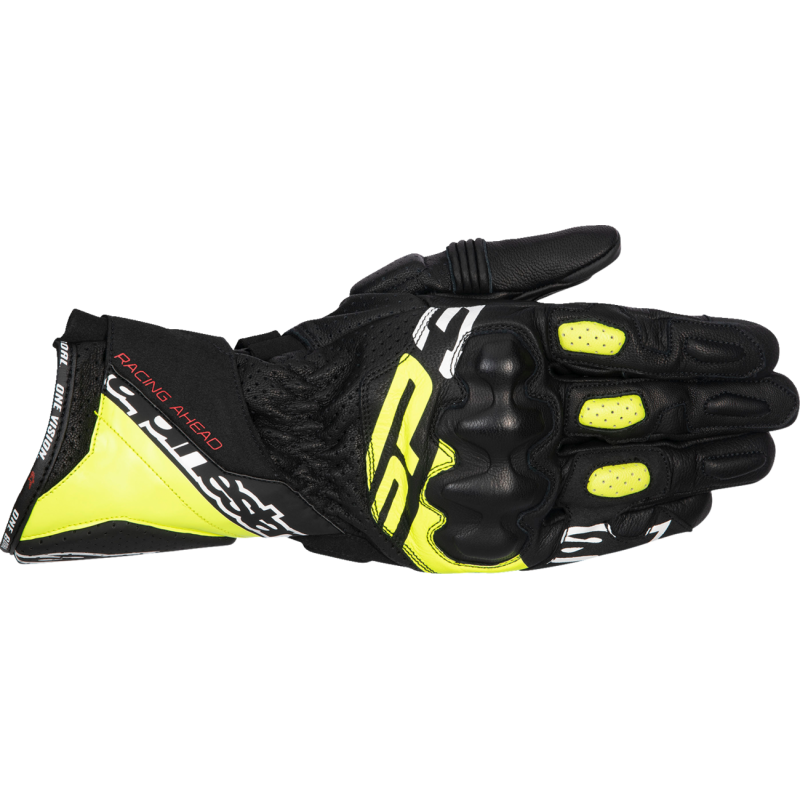 GLOVE SP-3 BLK/FLUO YEL/WHT 2X