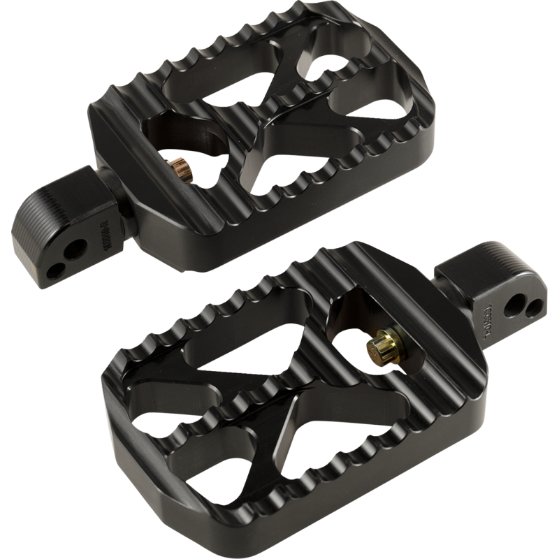 FOOTPEGS PASSENGER BEAR CLAW SOFTAIL BLACK