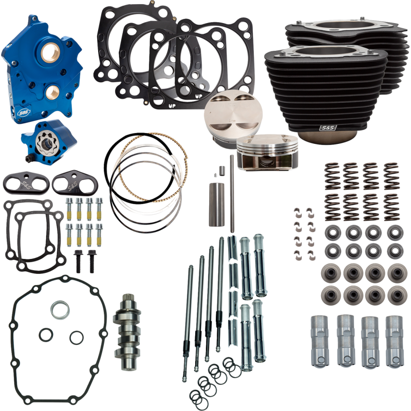 POWERPACK OIL COOL 4.25"BORE 4.5"STROKE M8 BLK NO