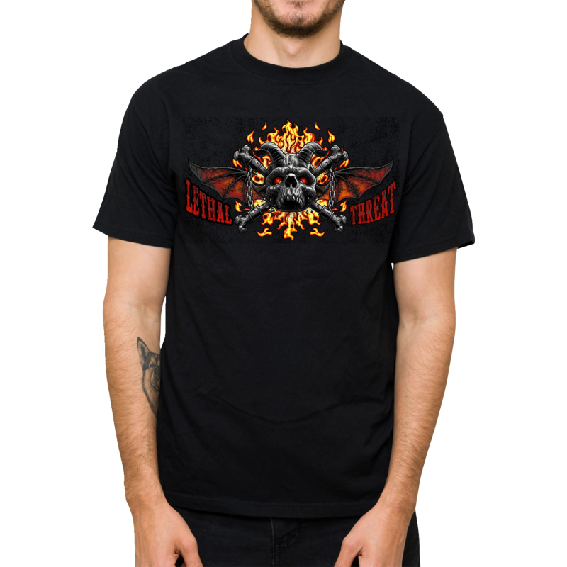 TEE HELLWASFULL BLK MD