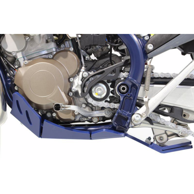 XTR SKIDPLATE 8MM HUS TE250-300 BLUE