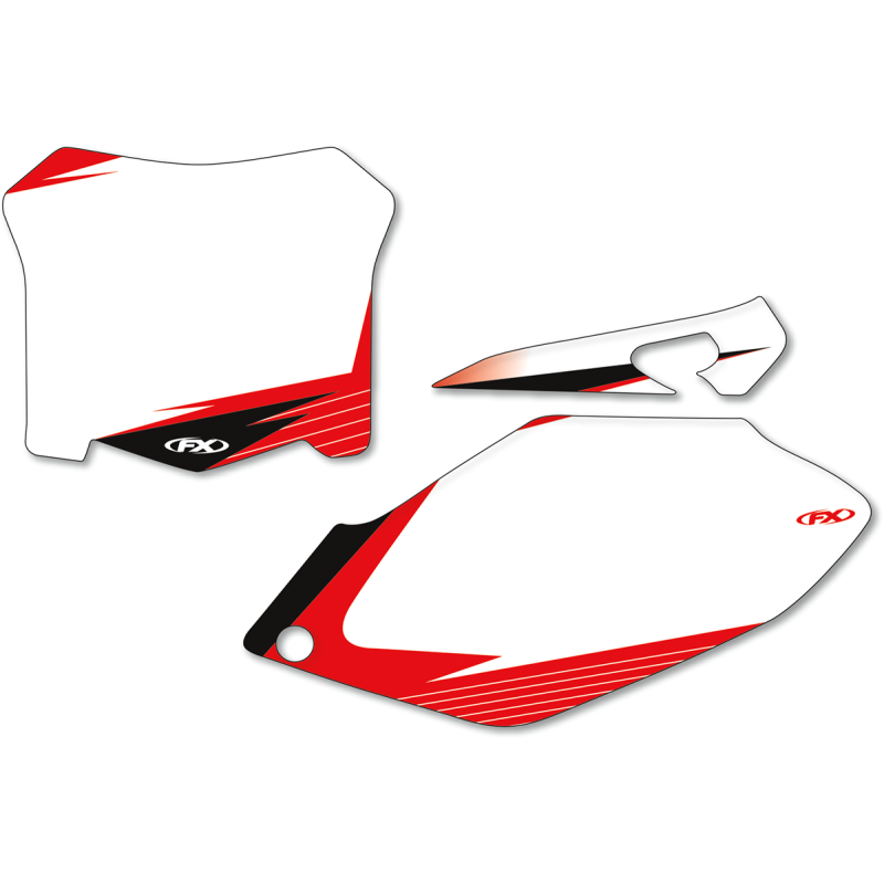 13-16 CRF450 PRE-CUT NUMBER PLATE WHT