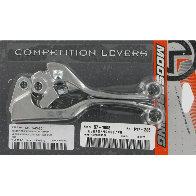 COMP LEVER SET KX/KXF/RMZ/YZF/WRF BLACK