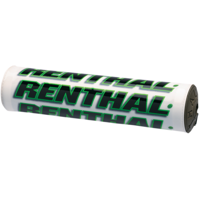 RENTHAL MINI SX BAR PAD WHITE/GREEN 8.5"