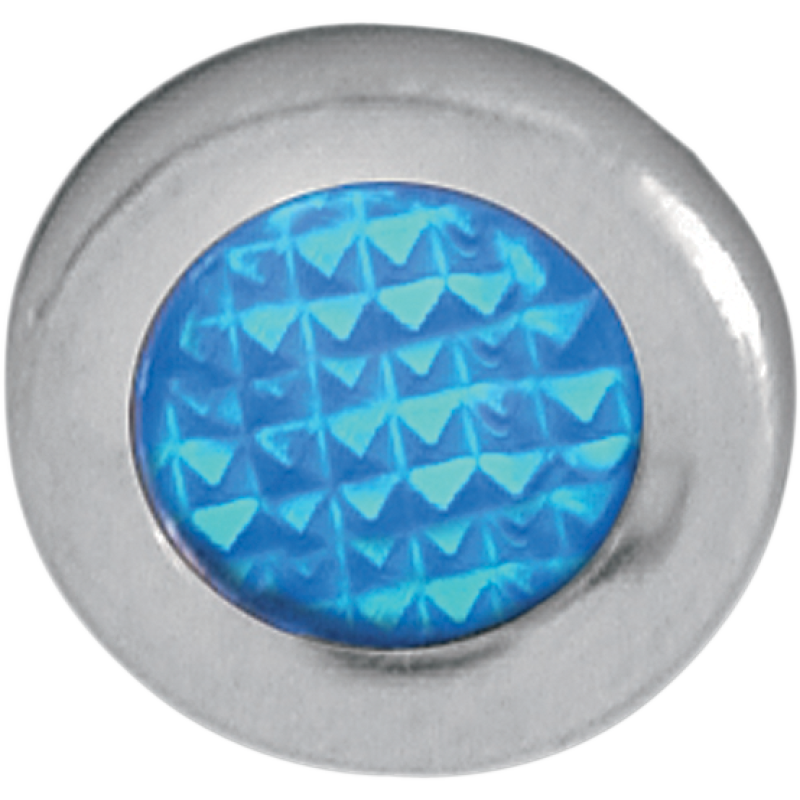 INDICATOR LIGHT W/ BEZEL BLUE (EA)