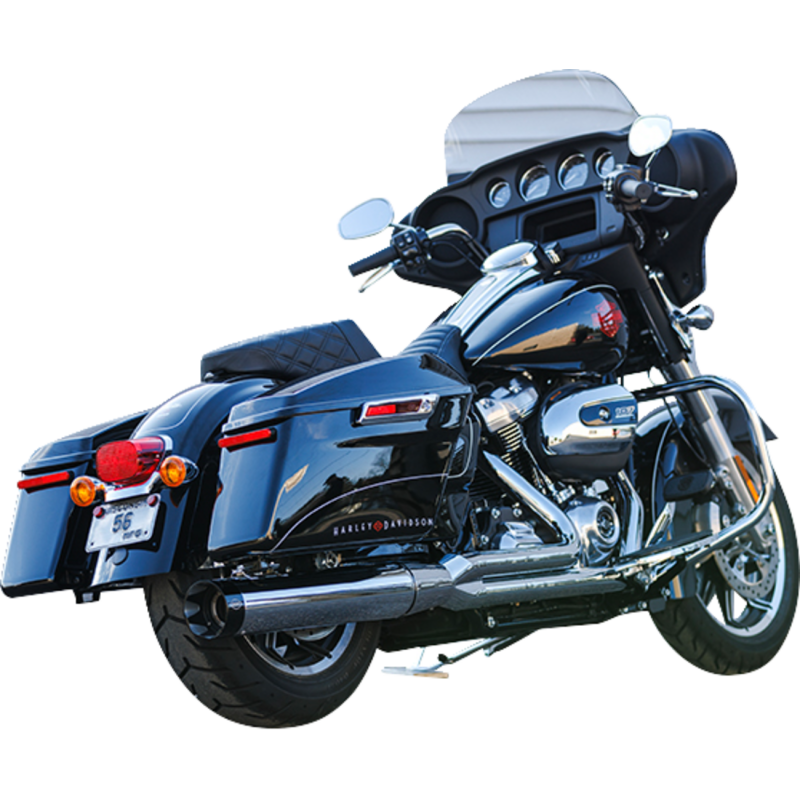 EXHAUST SIDEWINDER 2:1 CHROME M8 TOURING
