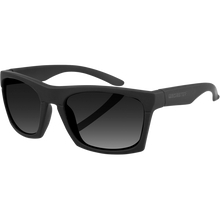 SUNGLASS MATTE BLACK FRAME ANTI-FOG SMOKED LENSES CAPONE