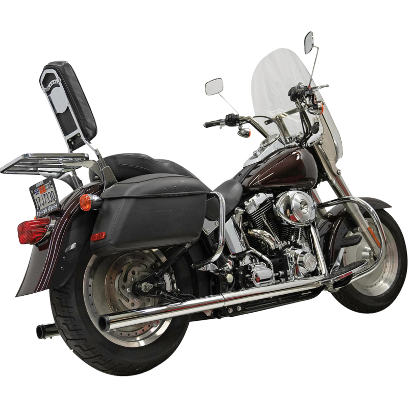 2-to-2 True Dual Drag Pipe EXH Sys - CHR - Twin Cam - Sftail