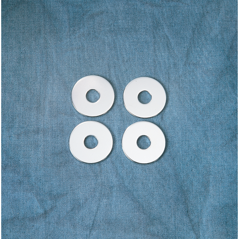 CHROMME 1/4 WASHER 7/8"OD (4PK)