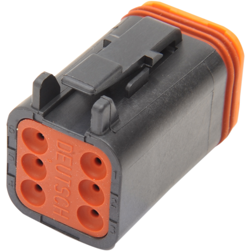 DEUTSCH BLACK 6 SOCKET CONNECTOR EA