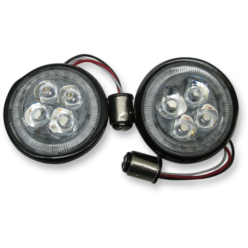LIGHT FANG RR SIGNAL INSERTS 1157 BLK PR
