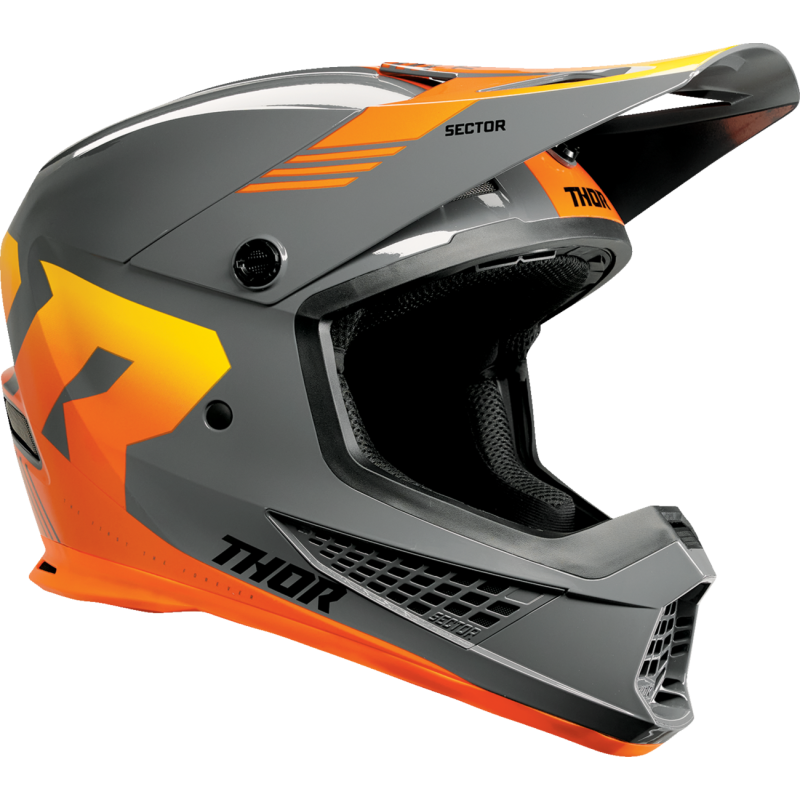 HELMET SECTOR 2 CARV CH/OR
