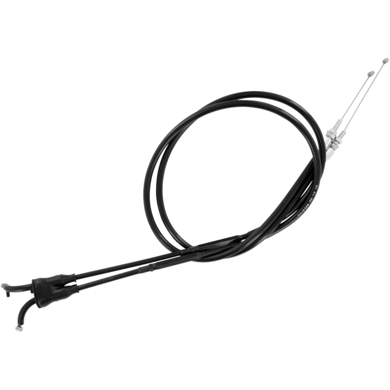 THROTTLE CABLE PUSH-PULL BLACK VINYL SET
