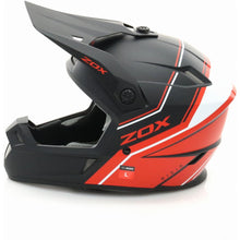 RAGE RIGID HELMET RED/BLK