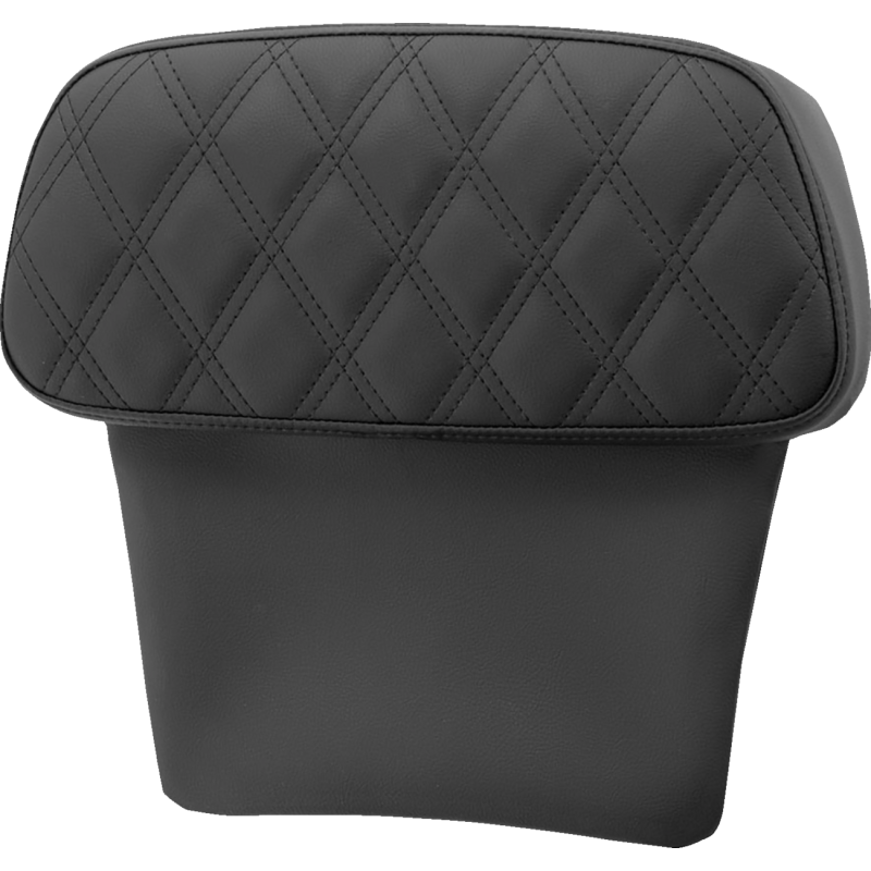 Backrest Pad Step Up BLK w/ Lat Stitch - FLT/FLH'14-'23