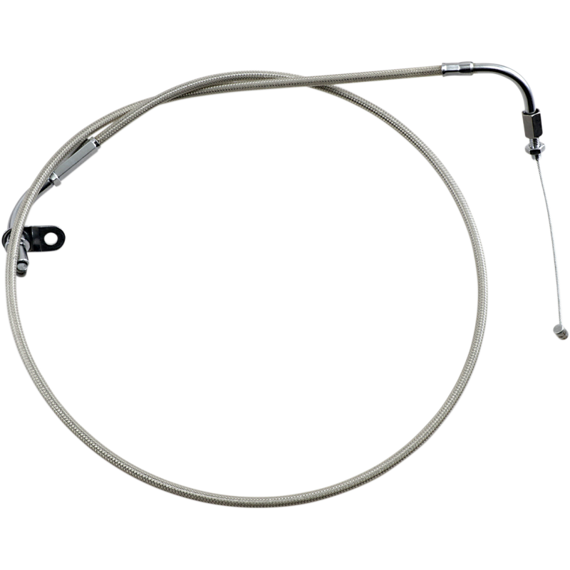 THROTTLE CABLE PULL CLEAR ARMOUR COATED
