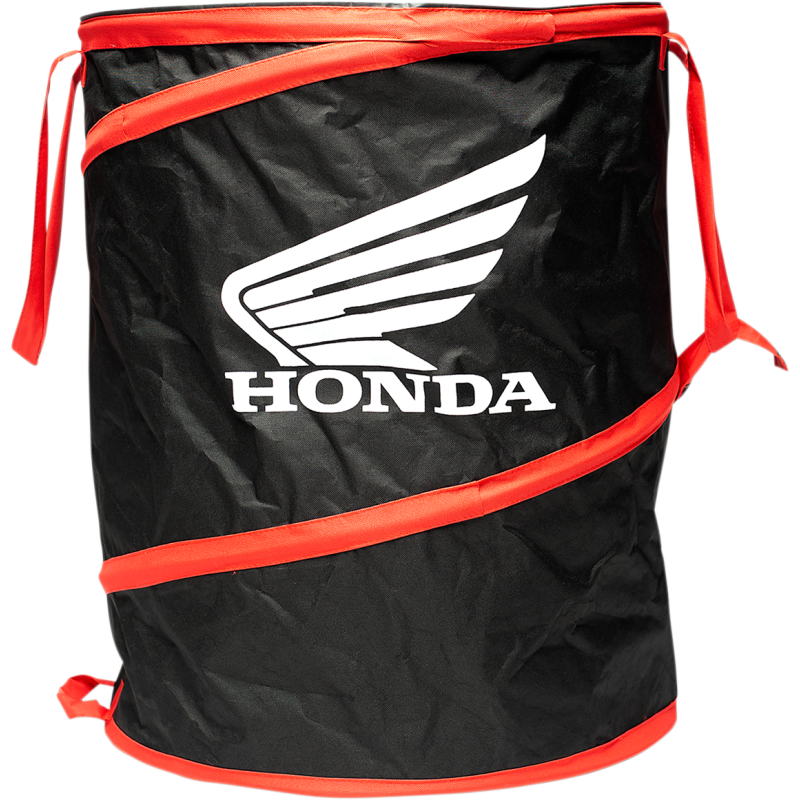 TRASH CAN HONDA BK/RD