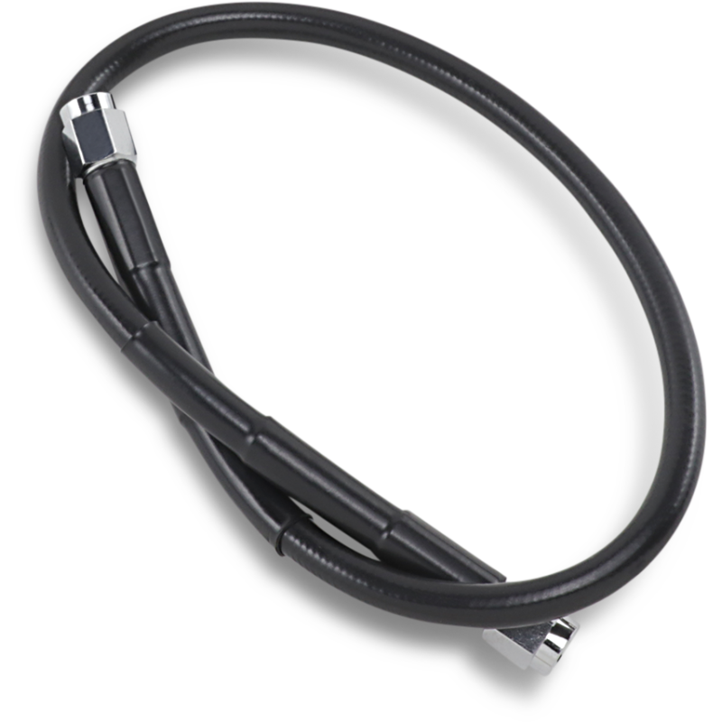 BLACK S/S BRAKE LINE 20"