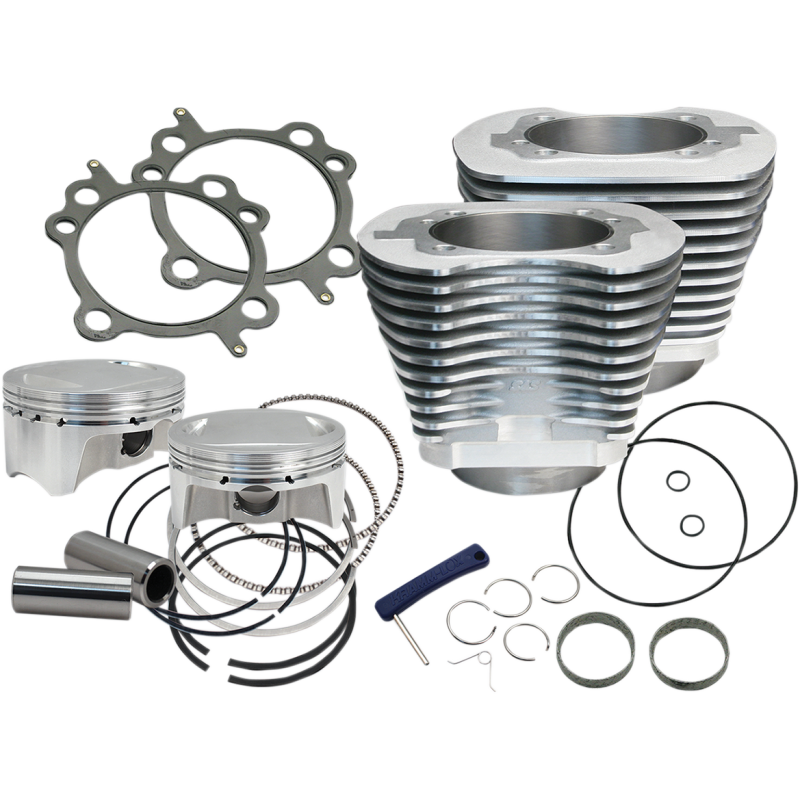 Cyl Kit,4" Bore,4" Stroke,100",Silv,99-06 bt